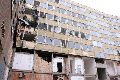 Abriß des Linde Gebäude, Herstellen von Vergangenheit der DDR