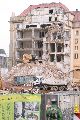 Abriß des Linde Gebäude, Herstellen von Vergangenheit der DDR