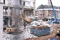Abriß des Linde Gebäude, Herstellen von Vergangenheit der DDR