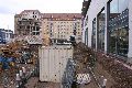 Abriß des Linde Gebäude, Herstellen von Vergangenheit der DDR
