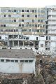 Abriß des Linde Gebäude, Herstellen von Vergangenheit der DDR