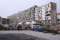 Abriß des Linde Gebäude, Herstellen von Vergangenheit der DDR