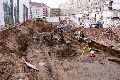 Abriß des Linde Gebäude, Herstellen von Vergangenheit der DDR