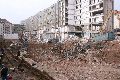 Abriß des Linde Gebäude, Herstellen von Vergangenheit der DDR