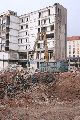 Abriß des Linde Gebäude, Herstellen von Vergangenheit der DDR