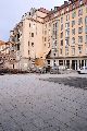 Abriß des Linde Gebäude, Herstellen von Vergangenheit der DDR