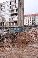 Abriß des Linde Gebäude, Herstellen von Vergangenheit der DDR