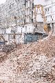 Abriß des Linde Gebäude, Herstellen von Vergangenheit der DDR