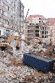 Abriß des Linde Gebäude, Herstellen von Vergangenheit der DDR
