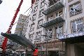 Abriß des Linde Gebäude, Herstellen von Vergangenheit der DDR