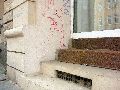 Graffitis-Schriften und Blütenfarben