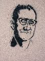Graffitis-Schriften und Blütenfarben