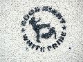Graffitis-Schriften und Blütenfarben