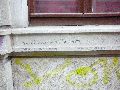 Graffitis-Schriften und Blütenfarben