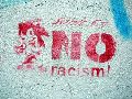 Graffitis-Schriften und Blütenfarben