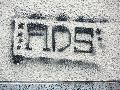 Graffitis-Schriften und Blütenfarben