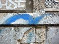 Graffitis-Schriften und Blütenfarben