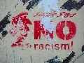 Graffitis-Schriften und Blütenfarben
