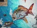 Graffitis-Schriften und Blütenfarben