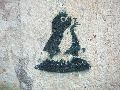 Graffitis-Schriften und Blütenfarben