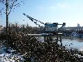 Winterspaziergang  an der Elbe, von Pieschen-Richtung Loschwitz-Blasewitz, mit einem besonderen Augenmerk auf die Waldschlösschenbückenbaustelle