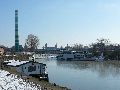Winterspaziergang  an der Elbe, von Pieschen-Richtung Loschwitz-Blasewitz, mit einem besonderen Augenmerk auf die Waldschlösschenbückenbaustelle