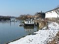 Winterspaziergang  an der Elbe, von Pieschen-Richtung Loschwitz-Blasewitz, mit einem besonderen Augenmerk auf die Waldschlösschenbückenbaustelle