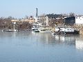 Winterspaziergang  an der Elbe, von Pieschen-Richtung Loschwitz-Blasewitz, mit einem besonderen Augenmerk auf die Waldschlösschenbückenbaustelle