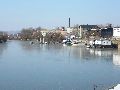 Winterspaziergang  an der Elbe, von Pieschen-Richtung Loschwitz-Blasewitz, mit einem besonderen Augenmerk auf die Waldschlösschenbückenbaustelle