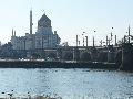 Winterspaziergang  an der Elbe, von Pieschen-Richtung Loschwitz-Blasewitz, mit einem besonderen Augenmerk auf die Waldschlösschenbückenbaustelle