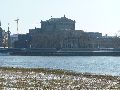 Winterspaziergang  an der Elbe, von Pieschen-Richtung Loschwitz-Blasewitz, mit einem besonderen Augenmerk auf die Waldschlösschenbückenbaustelle