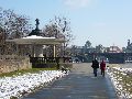 Winterspaziergang  an der Elbe, von Pieschen-Richtung Loschwitz-Blasewitz, mit einem besonderen Augenmerk auf die Waldschlösschenbückenbaustelle