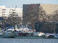 Winterspaziergang  an der Elbe, von Pieschen-Richtung Loschwitz-Blasewitz, mit einem besonderen Augenmerk auf die Waldschlösschenbückenbaustelle