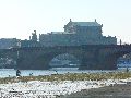 Winterspaziergang  an der Elbe, von Pieschen-Richtung Loschwitz-Blasewitz, mit einem besonderen Augenmerk auf die Waldschlösschenbückenbaustelle