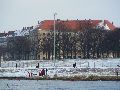 Winterspaziergang  an der Elbe, von Pieschen-Richtung Loschwitz-Blasewitz, mit einem besonderen Augenmerk auf die Waldschlösschenbückenbaustelle