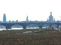 Winterspaziergang  an der Elbe, von Pieschen-Richtung Loschwitz-Blasewitz, mit einem besonderen Augenmerk auf die Waldschlösschenbückenbaustelle