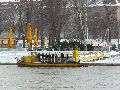 Winterspaziergang  an der Elbe, von Pieschen-Richtung Loschwitz-Blasewitz, mit einem besonderen Augenmerk auf die Waldschlösschenbückenbaustelle