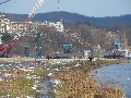 Winterspaziergang  an der Elbe, von Pieschen-Richtung Loschwitz-Blasewitz, mit einem besonderen Augenmerk auf die Waldschlösschenbückenbaustelle