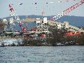 Winterspaziergang  an der Elbe, von Pieschen-Richtung Loschwitz-Blasewitz, mit einem besonderen Augenmerk auf die Waldschlösschenbückenbaustelle