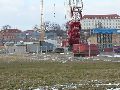 Winterspaziergang  an der Elbe, von Pieschen-Richtung Loschwitz-Blasewitz, mit einem besonderen Augenmerk auf die Waldschlösschenbückenbaustelle