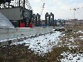 Winterspaziergang  an der Elbe, von Pieschen-Richtung Loschwitz-Blasewitz, mit einem besonderen Augenmerk auf die Waldschlösschenbückenbaustelle