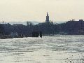 Winterspaziergang  an der Elbe, von Pieschen-Richtung Loschwitz-Blasewitz, mit einem besonderen Augenmerk auf die Waldschlösschenbückenbaustelle