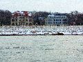 Winterspaziergang  an der Elbe, von Pieschen-Richtung Loschwitz-Blasewitz, mit einem besonderen Augenmerk auf die Waldschlösschenbückenbaustelle