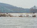 Winterspaziergang  an der Elbe, von Pieschen-Richtung Loschwitz-Blasewitz, mit einem besonderen Augenmerk auf die Waldschlösschenbückenbaustelle