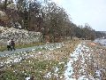 Winterspaziergang  an der Elbe, von Pieschen-Richtung Loschwitz-Blasewitz, mit einem besonderen Augenmerk auf die Waldschlösschenbückenbaustelle