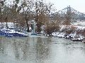 Winterspaziergang  an der Elbe, von Pieschen-Richtung Loschwitz-Blasewitz, mit einem besonderen Augenmerk auf die Waldschlösschenbückenbaustelle