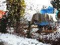 Winterspaziergang  an der Elbe, von Pieschen-Richtung Loschwitz-Blasewitz, mit einem besonderen Augenmerk auf die Waldschlösschenbückenbaustelle