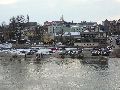 Winterspaziergang  an der Elbe, von Pieschen-Richtung Loschwitz-Blasewitz, mit einem besonderen Augenmerk auf die Waldschlösschenbückenbaustelle