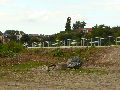  Die Pieschener Hafenstadtlandschaft von der Neuen Molebrücke aus gesehen