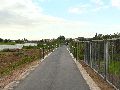 Die Pieschener Hafenstadtlandschaft von der Neuen Molebrücke aus gesehen